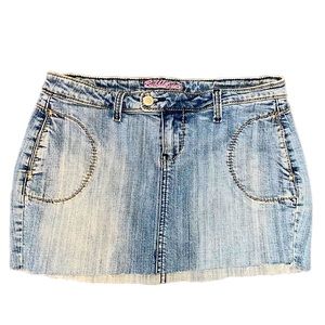 Bubblegum USA Denim Mini Skirt